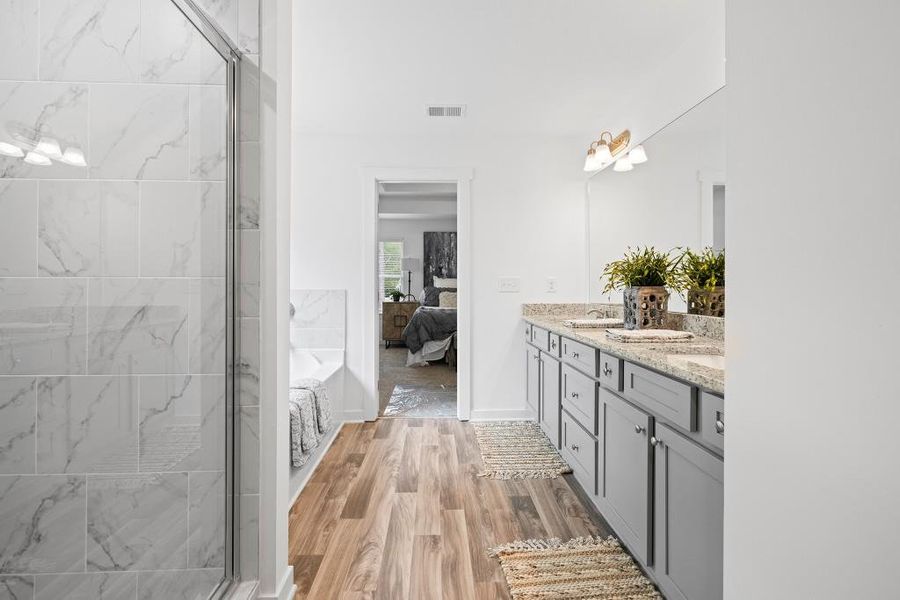 Furnished interior view inside a new home in Sutton's Landing, Statham (Image 35).