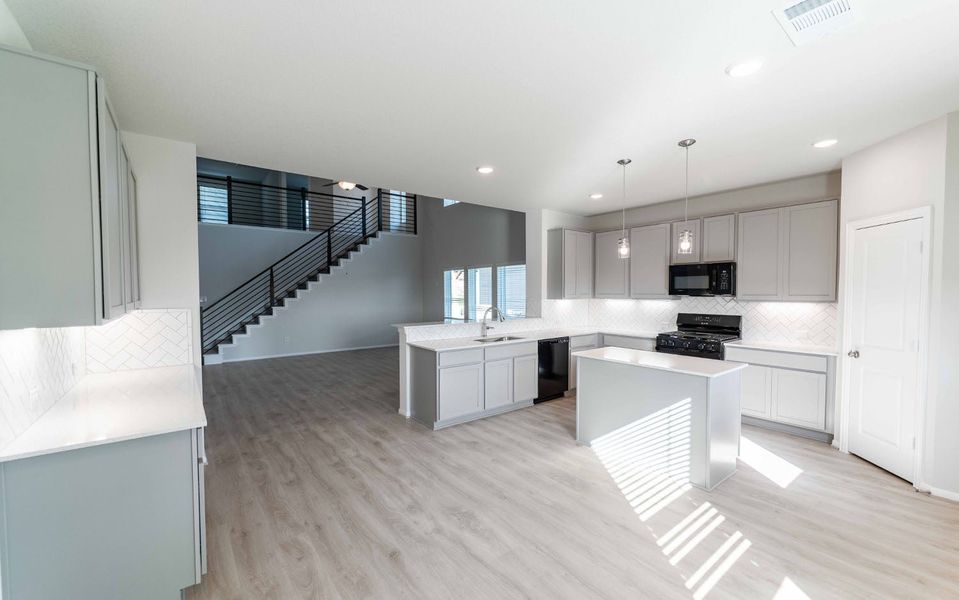 Furnished interior view inside a new home in Paramount, Kyle (Image 6).