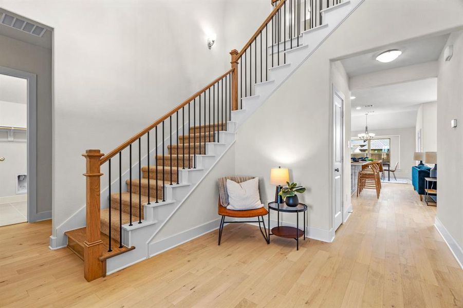 Spacious, unfurnished interior of a new home in The Parks at Panchasarp Farms - Phase 2, Burleson (Image 34). Spacious, unfurnished interior of a new home in The Parks at Panchasarp Farms - Phase 2, Burleson (Image 34).