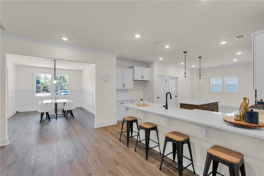 Furnished interior view inside a new home in Edwards Ridge, Central (Image 4).