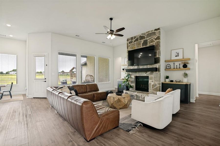 Furnished interior view inside a new home in , McLendon-Chisholm (Image 6). Furnished interior view inside a new home in , McLendon-Chisholm (Image 6).