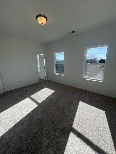 Primary suite with tons of natural light