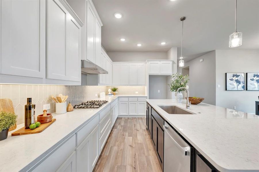 Furnished interior view inside a new home in Talia – Garden Series, Mesquite (Image 21).
