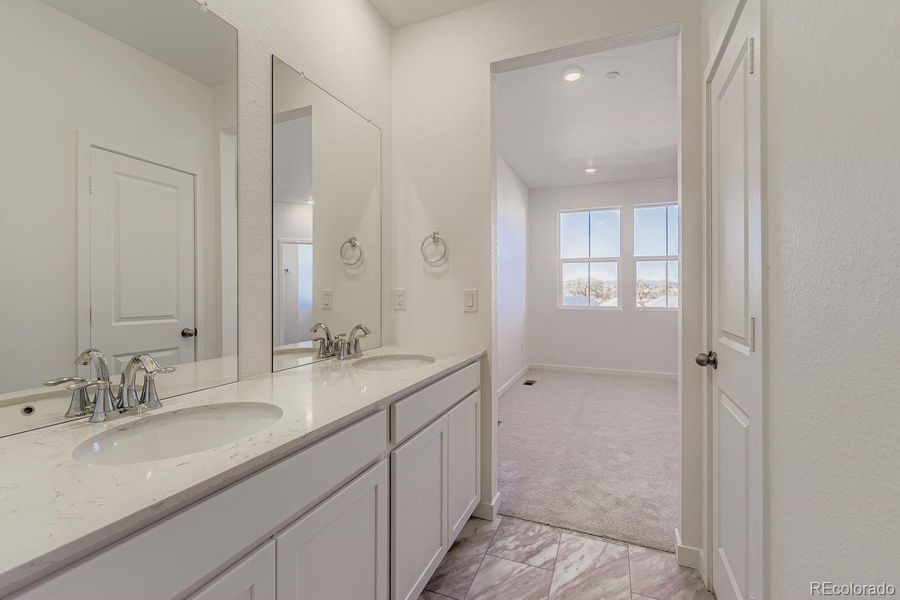 Furnished interior view inside a new home in , Centennial (Image 6).