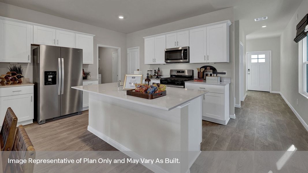 Furnished interior view inside a new home in Whisper South, San Marcos (Image 8).