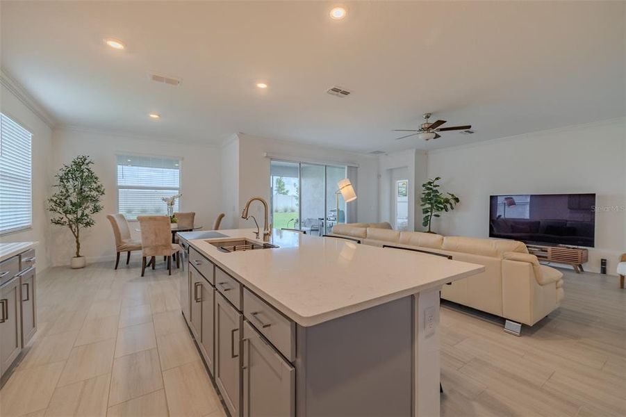 Furnished interior view inside a new home in Prosperity Lakes, Parrish (Image 17).