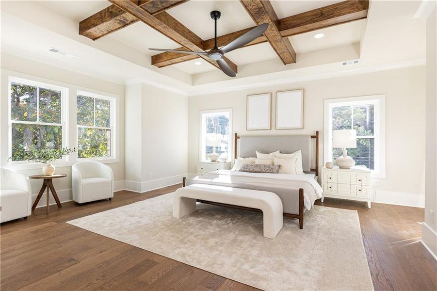 Furnished interior view inside a new home in , Atlanta (Image 6).