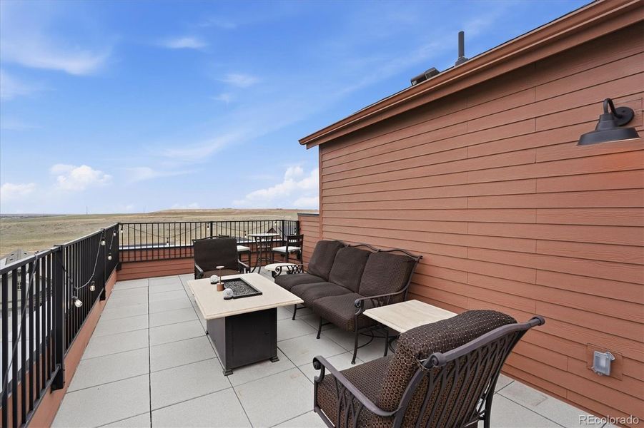 Exterior details and patio area of a home in , Littleton (Image 22).