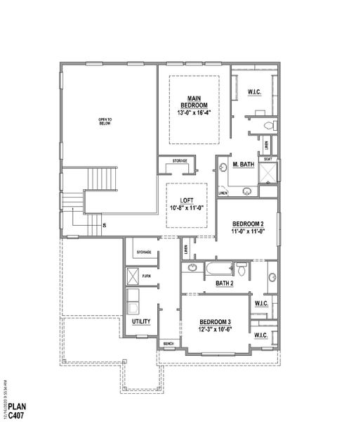 Plan C407 2nd Floor