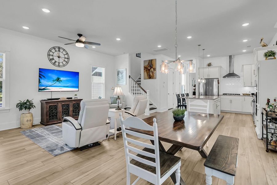 Furnished interior view inside a new home in , Huger (Image 8).
