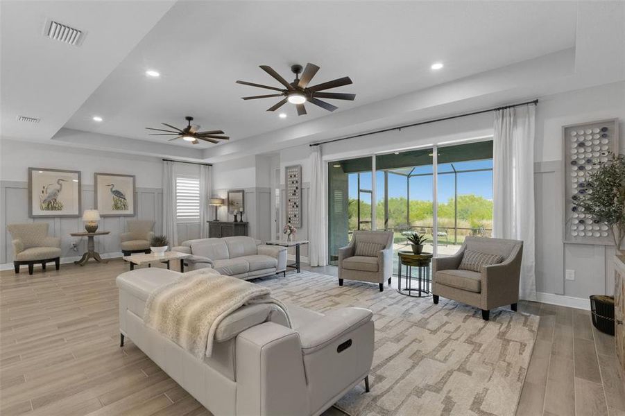 Furnished interior view inside a new home in , Bradenton (Image 41).