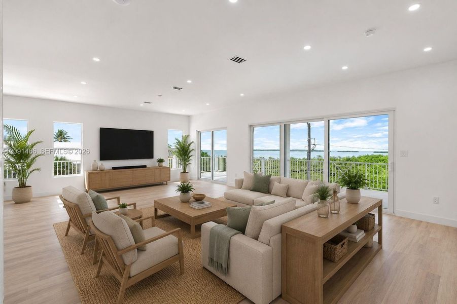Furnished interior view inside a new home in , Tavernier (Image 15).
