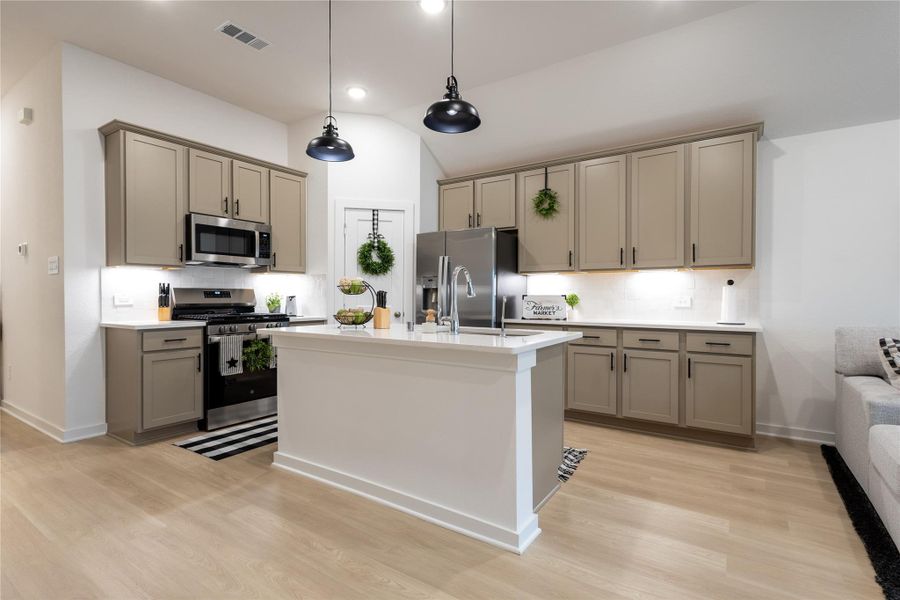 Furnished interior view inside a new home in Pinewood at Grand Texas, New Caney (Image 10).