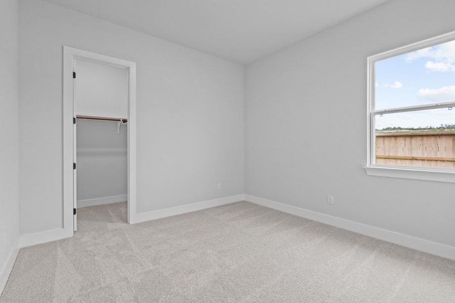 A room with white walls. A room with white walls.