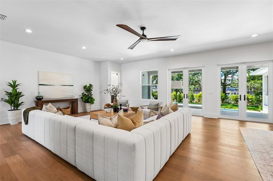 Furnished interior view inside a new home in , Tampa (Image 51).