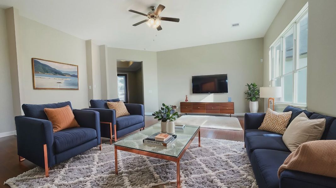 Representative furnished interior of a home built from the Promenade III by Epcon Communities in Winfrey Estates, Tomball (Image 5).