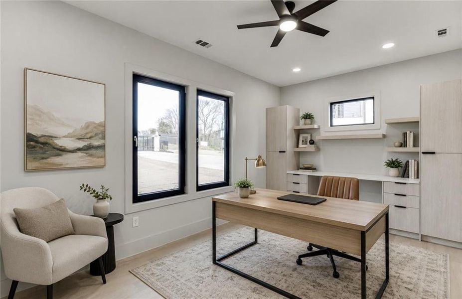 Furnished interior view inside a new home in , Buford (Image 39).