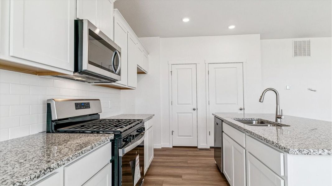 Furnished interior view inside a new home in Ridge at Johnstown, Johnstown (Image 8).