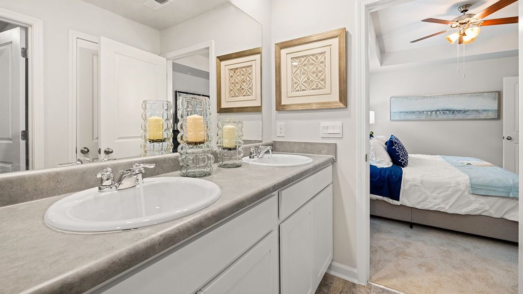 Representative furnished interior of a home built from the Cabral by D.R. Horton in Poplar Preserve, Newnan (Image 14).