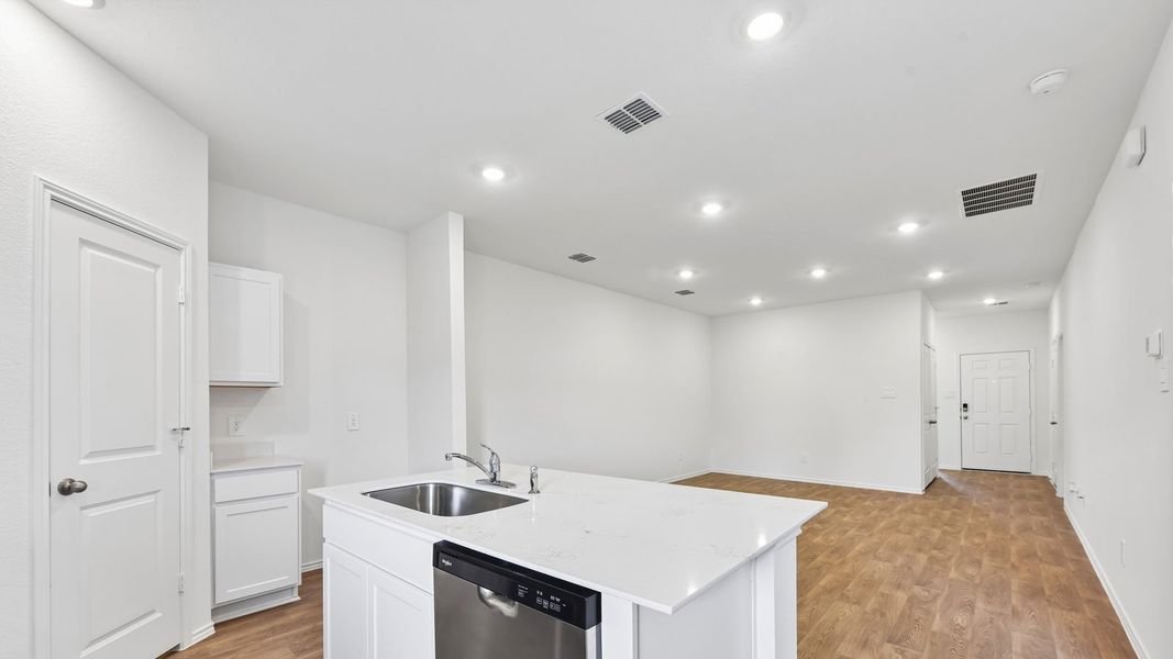 Furnished interior view inside a new home in Wayside, Uhland (Image 9).