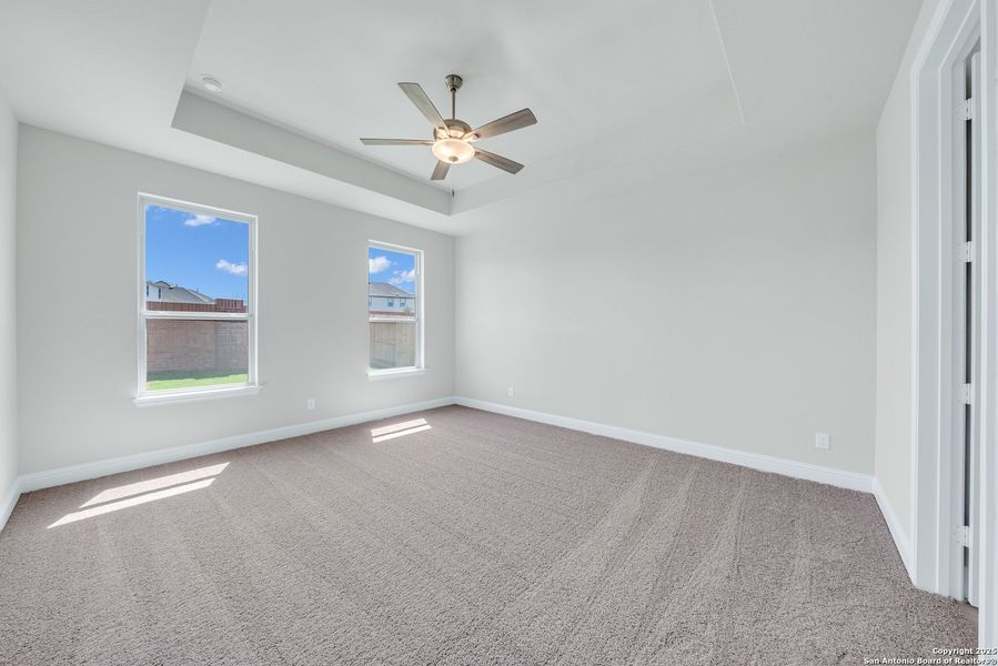 Spacious, unfurnished interior of a new home in Buffalo Crossing, Cibolo (Image 21). Spacious, unfurnished interior of a new home in Buffalo Crossing, Cibolo (Image 21).