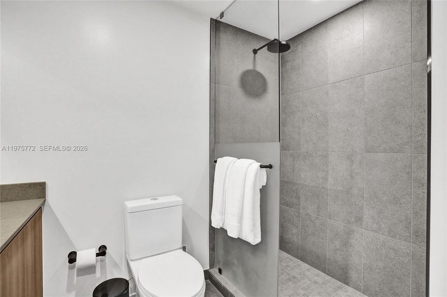 Furnished interior view inside a new home in , Miami (Image 15).