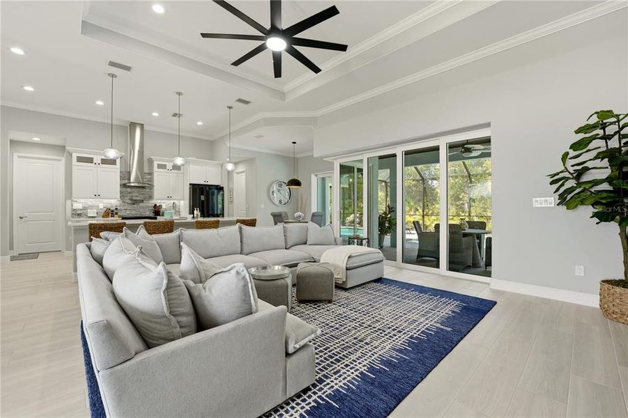 Furnished interior view inside a new home in , Rotonda West (Image 30).