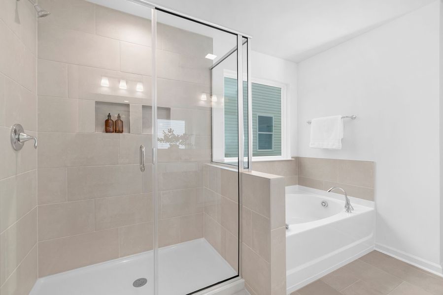 Representative furnished interior of a home built from the Calgary by True Homes in Westbrook Falls, Colfax (Image 13).