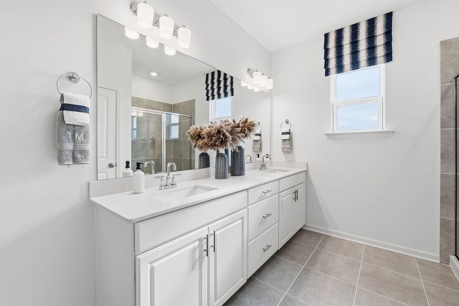 Furnished interior view inside a new home in Terraces at the Exchange, Indian Land (Image 14). Furnished interior view inside a new home in Terraces at the Exchange, Indian Land (Image 14).