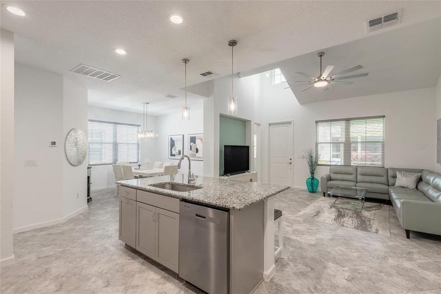 Furnished interior view inside a new home in , Daytona Beach (Image 9).