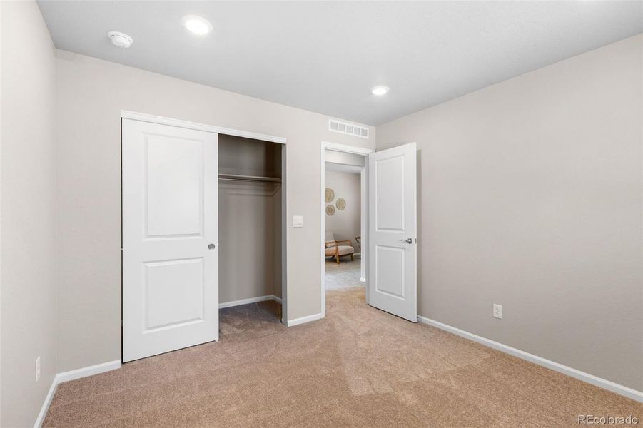 Spacious, unfurnished interior of a new home in Woodrose at Painted Prairie, Aurora (Image 23). Spacious, unfurnished interior of a new home in Woodrose at Painted Prairie, Aurora (Image 23).