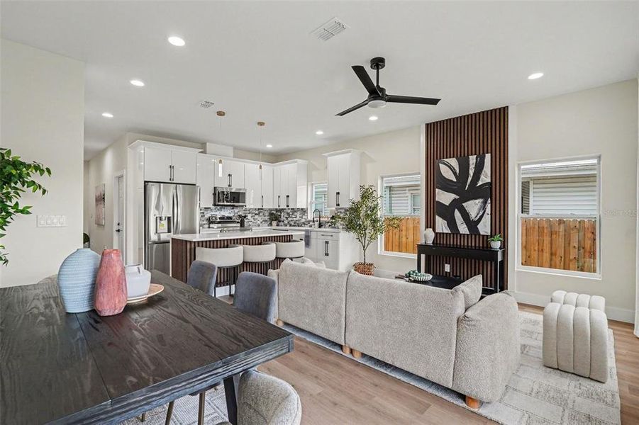 Furnished interior view inside a new home in , Tampa (Image 2). Furnished interior view inside a new home in , Tampa (Image 2).
