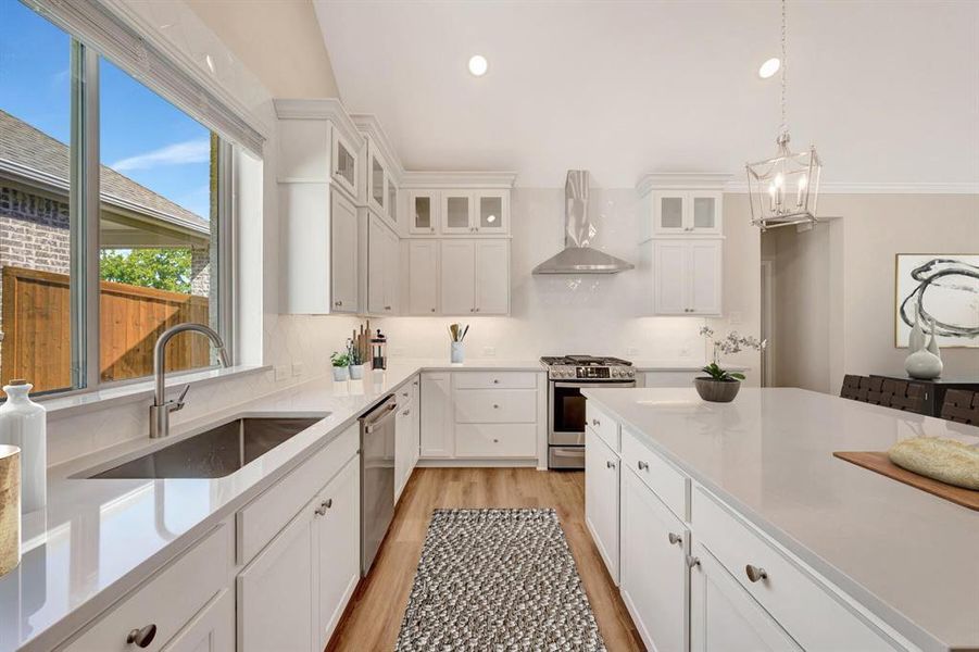 Furnished interior view inside a new home in Heritage Ranch, Sherman (Image 4). Furnished interior view inside a new home in Heritage Ranch, Sherman (Image 4).