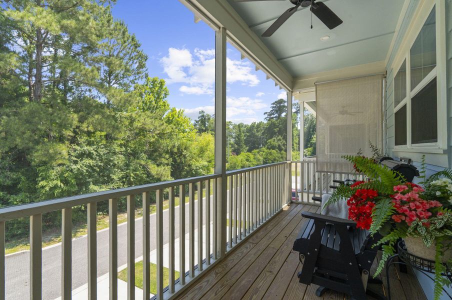 Exterior details and patio area of a home in , Summerville (Image 4). Exterior details and patio area of a home in , Summerville (Image 4).
