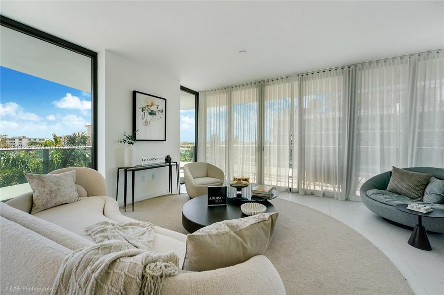 Furnished interior view inside a new home in , Bay Harbor Islands (Image 13).