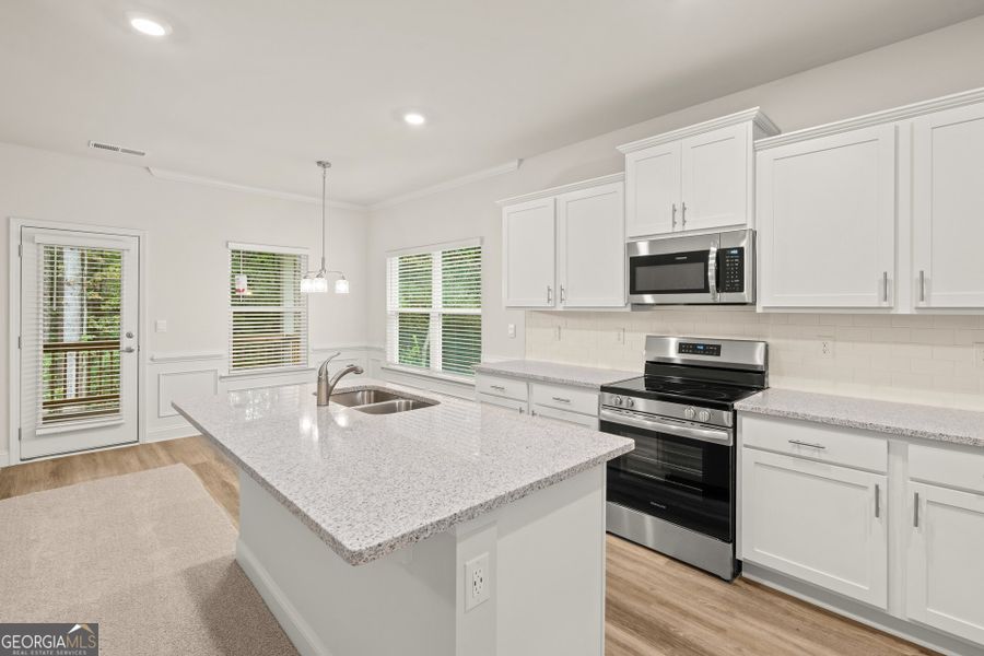 Furnished interior view inside a new home in Canterbury Villas, Carrollton (Image 7).