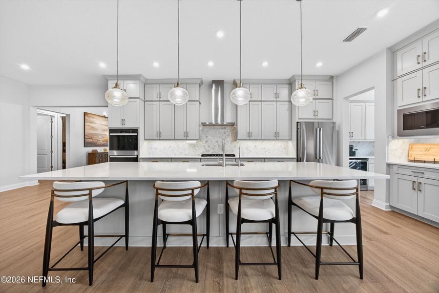 Furnished interior view inside a new home in RiverTown, St. Johns (Image 12).