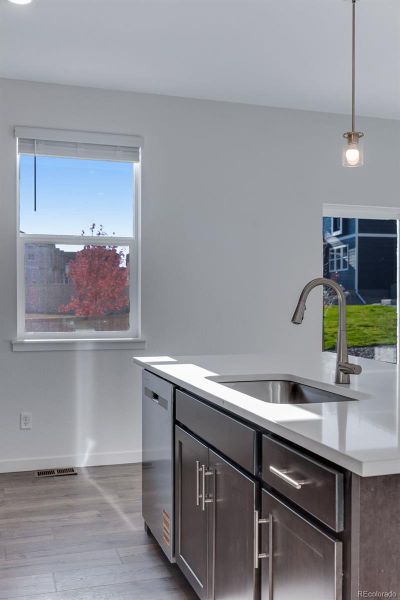 Furnished interior view inside a new home in Trails at Crowfoot, Parker (Image 12).