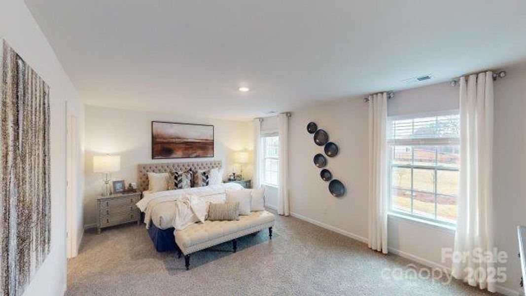 Furnished interior view inside a new home in Falls at Hickory, Hickory (Image 11).
