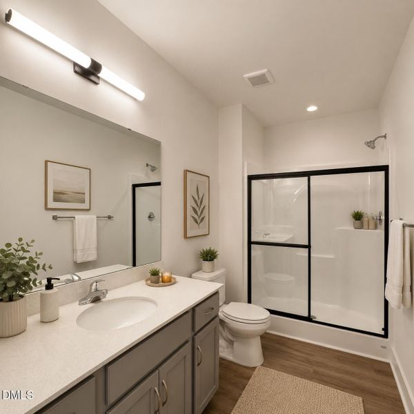 Furnished interior view inside a new home in Page Townes, Morrisville (Image 8).