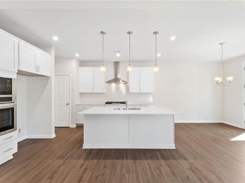 Furnished interior view inside a new home in Riverwood, Dallas (Image 4). Furnished interior view inside a new home in Riverwood, Dallas (Image 4).