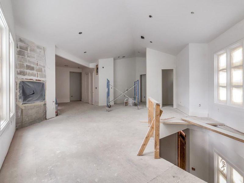 In-progress construction of a new home in , Dallas, TX (Image 19).