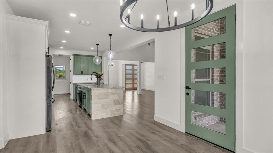 Furnished interior view inside a new home in , Weatherford (Image 6). Furnished interior view inside a new home in , Weatherford (Image 6).