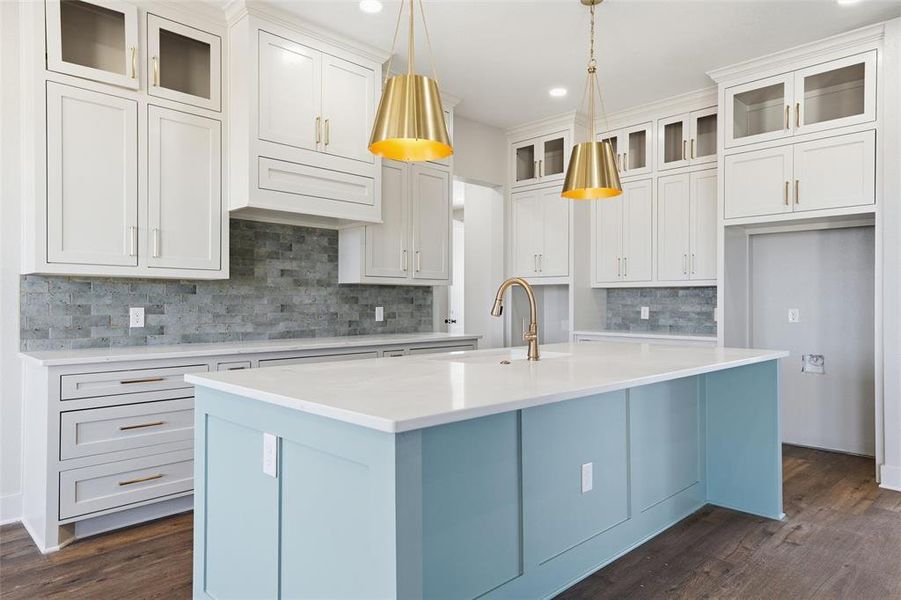 Furnished interior view inside a new home in , China Spring (Image 9).