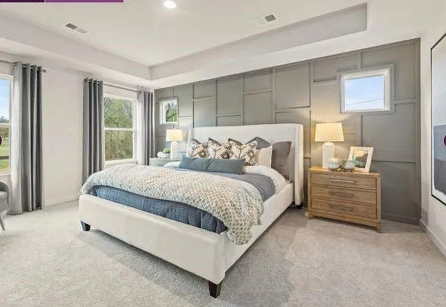 Furnished interior view inside a new home in The Estates at Gainesville Township, Gainesville (Image 18).
