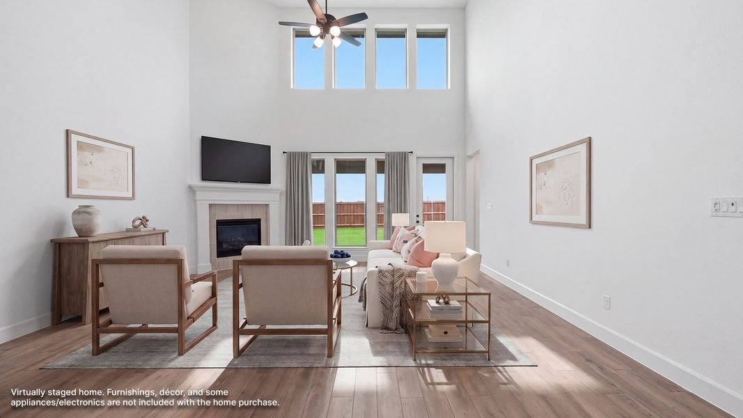Furnished interior view inside a new home in Meraki, Forney (Image 7).