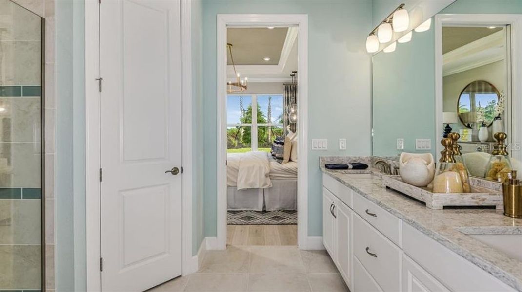 Furnished interior view inside a new home in Esplanade at Azario Lakewood Ranch, Bradenton (Image 9).