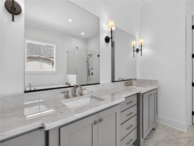 Furnished interior view inside a new home in , Suwanee (Image 13).