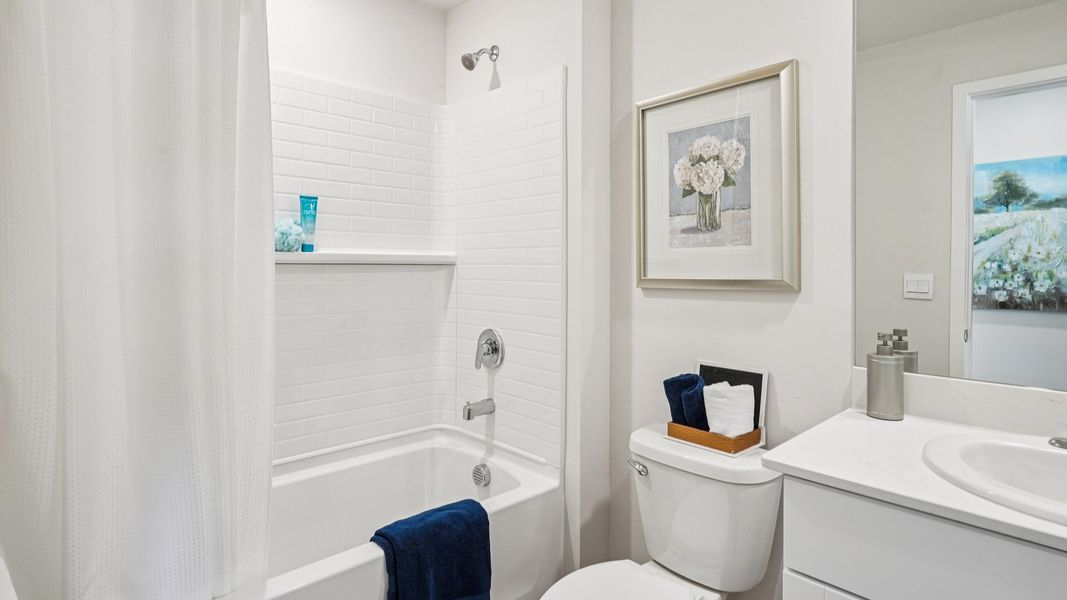 Furnished interior view inside a new home in Coral Bay - Express & Tradition, North Fort Myers (Image 16).