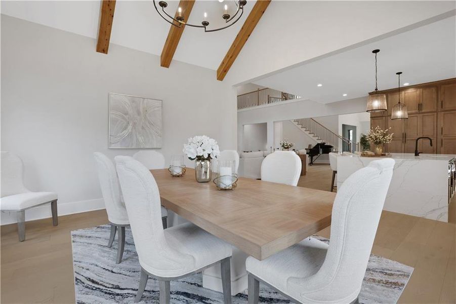 Furnished interior view inside a new home in , Milton (Image 19).